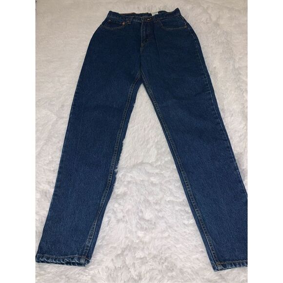 Vintage Jordache Dark Wash Tapered Jeans 13/14 - Picture 7 of 13